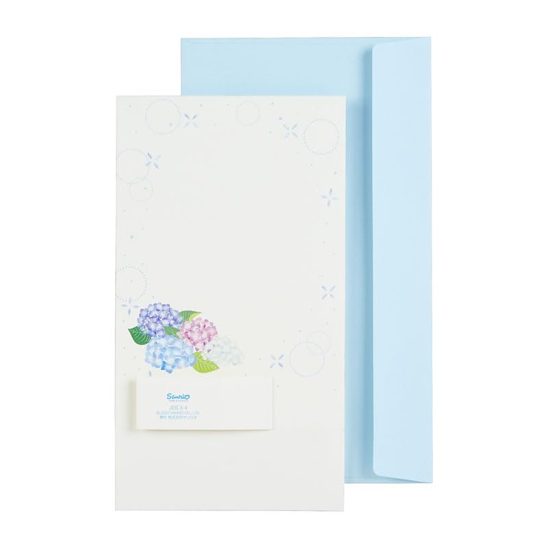 Sanrio Early Summer Swallow Hydrangea Message Greeting Card - Intl Shipping- Japan Figure Store - #1 Bring To You The Best Japanese Goods