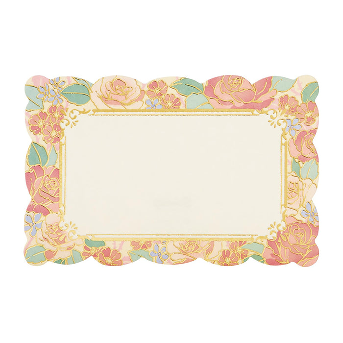 Sanrio Floral Pattern Pink Mini Greeting Card - Overseas Shipping Available- Japan Figure Store - #1 Bring To You The Best Japanese Goods