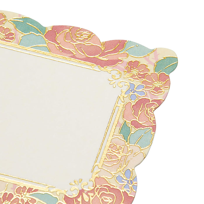 Sanrio Floral Pattern Pink Mini Greeting Card - Overseas Shipping Available- Japan Figure Store - #1 Bring To You The Best Japanese Goods
