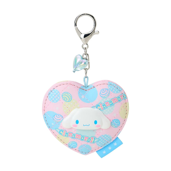 Sanrio Cinnamoroll Mirror Charm Minna No Quilt Polyester Cotton Steel Glass