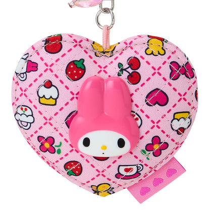 Sanrio My Melody Mirror Charm Minna No Quilt Cotton Polyester Glass Steel