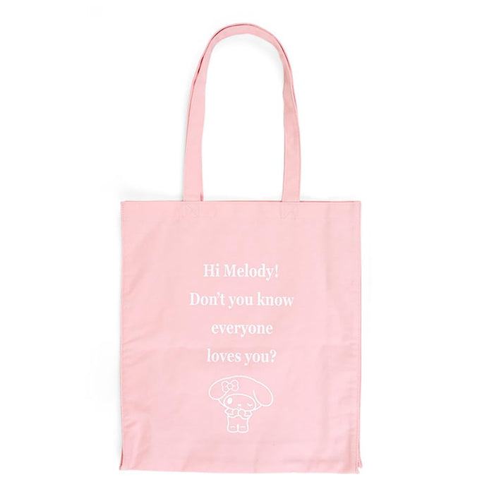Sanrio My Melody Cotton Tote Bag Handbag 40x36x10cm for Kids and Adults- Japan Figure Store - #1 Bring To You The Best Japanese Goods