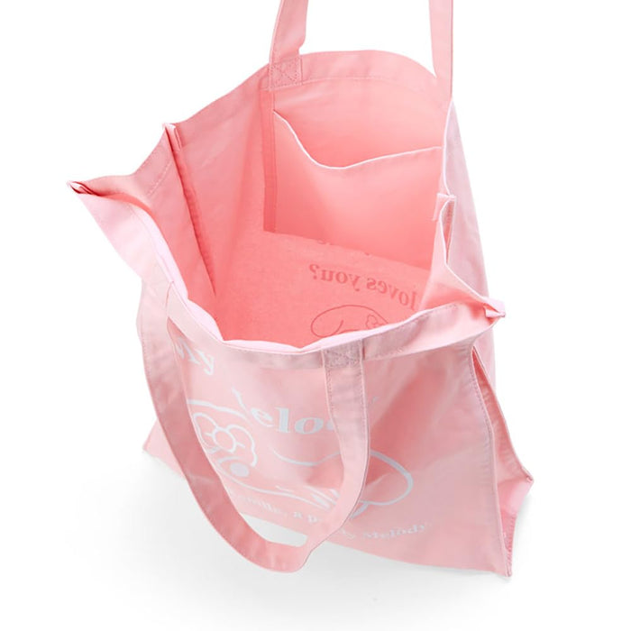 Sanrio My Melody Cotton Tote Bag Handbag 40x36x10cm for Kids and Adults- Japan Figure Store - #1 Bring To You The Best Japanese Goods