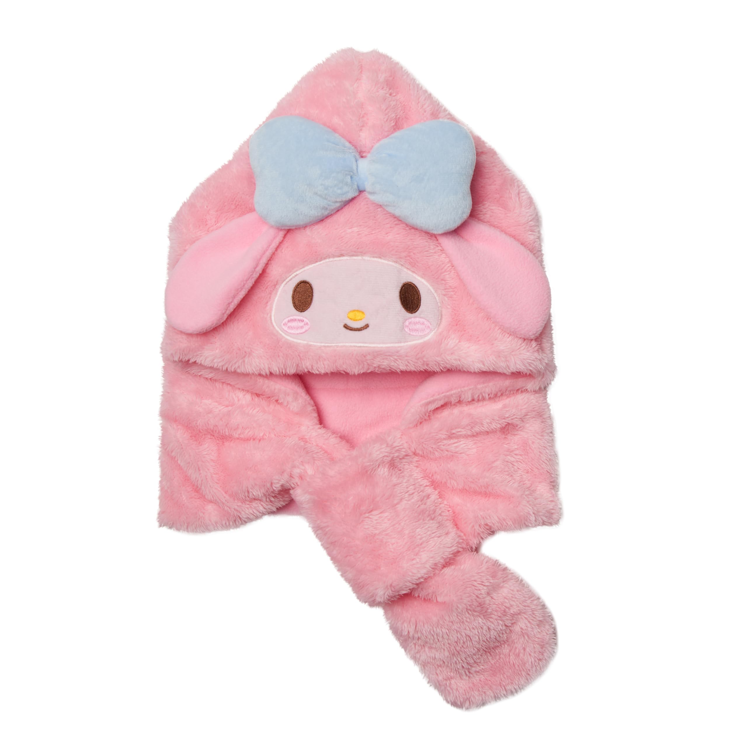 Sanrio My Melody Hooded Neck Warmer Patterned Scarf- Japan Figure Store - #1 Bring To You The Best Japanese Goods