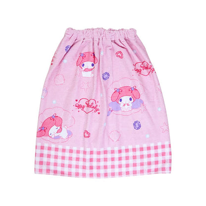 Sanrio My Melody Wrap Towel 60x110cm - Soft and Adorable Character Towel- Japan Figure Store - #1 Bring To You The Best Japanese Goods