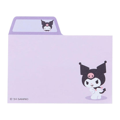 Sanrio Kuromi Sticky Notes 6.9x6.9cm - Cute Character Design 163121- Japan Figure Store - #1 Bring To You The Best Japanese Goods