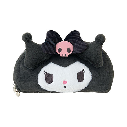 Étui à crayons Sanrio Kuromi Monotone Animal en polyester PU, design durable.