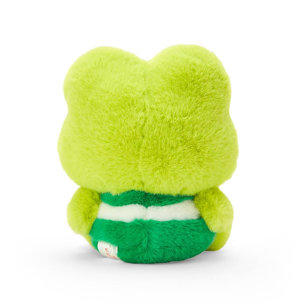 Sanrio Kerokerokeroppi Keroppi Plush Toy 13x12x8 cm Character 618063- Japan Figure Store - #1 Bring To You The Best Japanese Goods