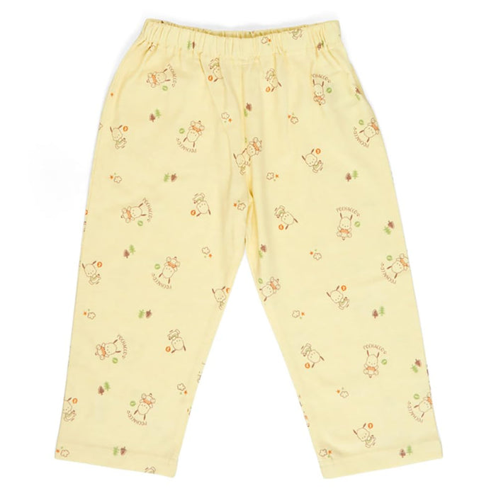 Sanrio Pochacco Kids Short Sleeve Pajamas 120cm Cotton Pajama Set- Japan Figure Store - #1 Bring To You The Best Japanese Goods