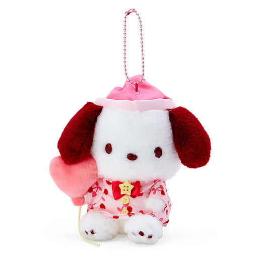 Sanrio Pochacco Mascot Holder - Fun Hokans Design Plush 764370- Japan Figure Store - #1 Bring To You The Best Japanese Goods