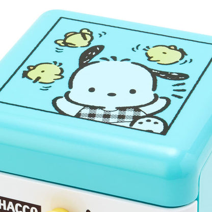 Sanrio Pochacco Plastic Chest - Check Design - Durable Storage Solution- Japan Figure Store - #1 Bring To You The Best Japanese Goods