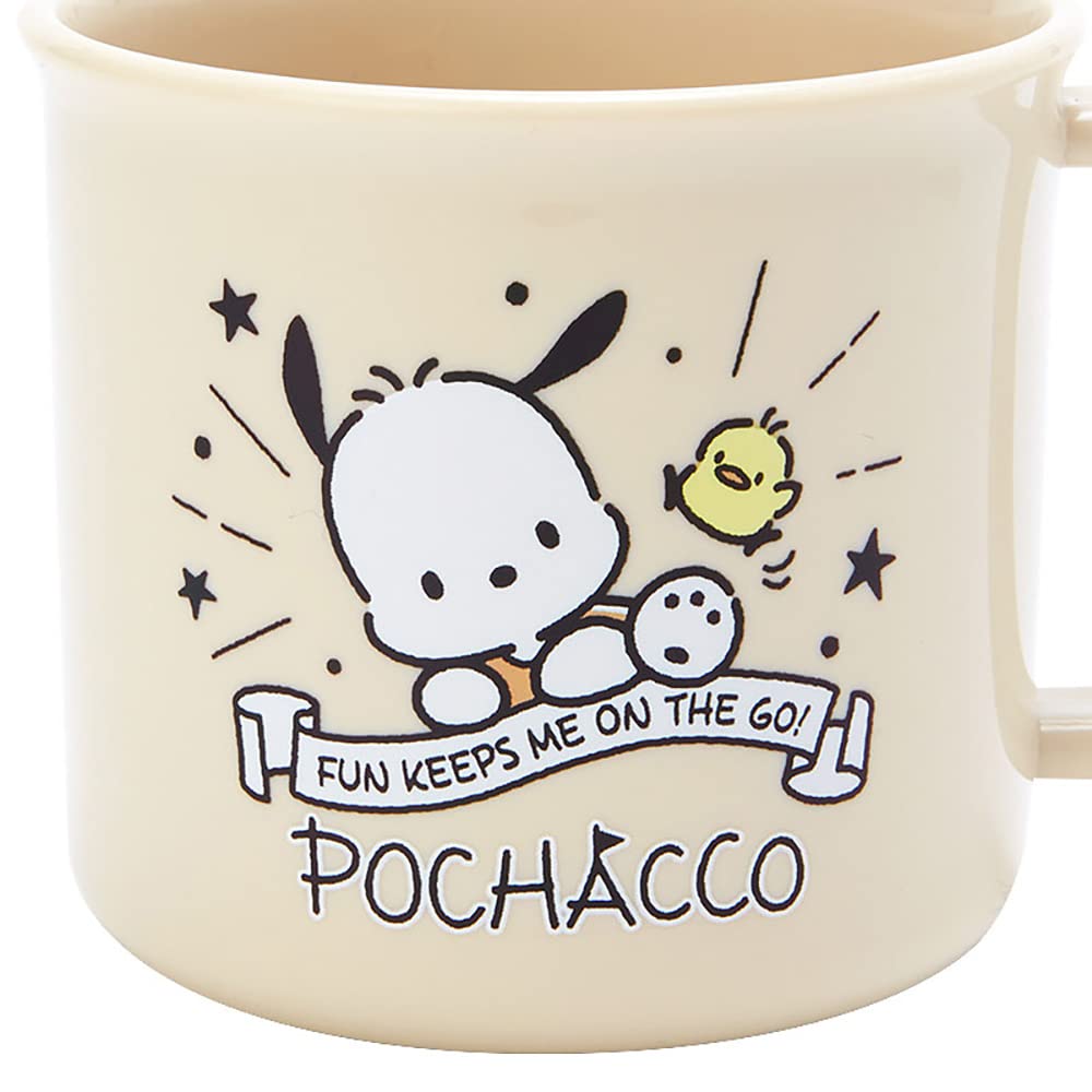 Sanrio Pochacco Kids Plastic Cup 742686 Durable and Cute Design- Japan Figure Store - #1 Bring To You The Best Japanese Goods