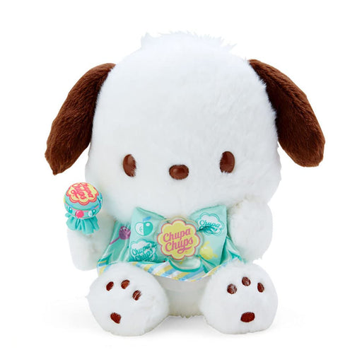 Sanrio Pochacco Plush Toy Chupa Chups Collaboration Design Soft Plushie- Japan Figure Store - #1 Bring To You The Best Japanese Goods