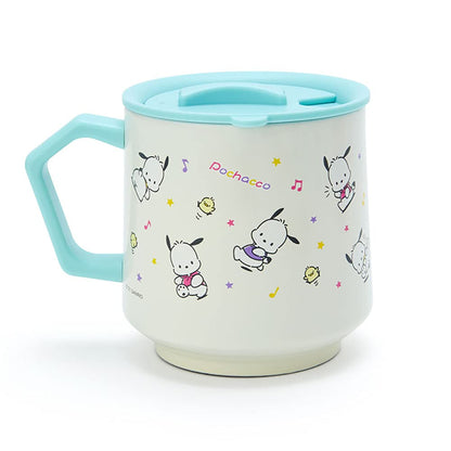 Sanrio Pochacco Stainless Steel Mug With Lid - Durable & Stylish- Japan Figure Store - #1 Bring To You The Best Japanese Goods