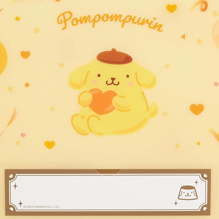 Sanrio Pocket File 20x28cm - Pompompurin Character Organizer Folder- Japan Figure Store - #1 Bring To You The Best Japanese Goods