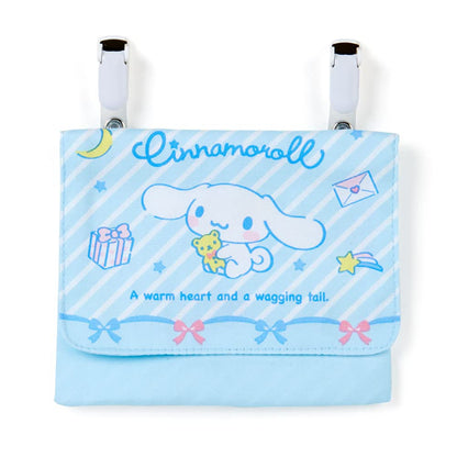 Sanrio Cinnamoroll Pocket Pouch Clip with Name Space - Made in Japan- Japan Figure Store - #1 Bring To You The Best Japanese Goods