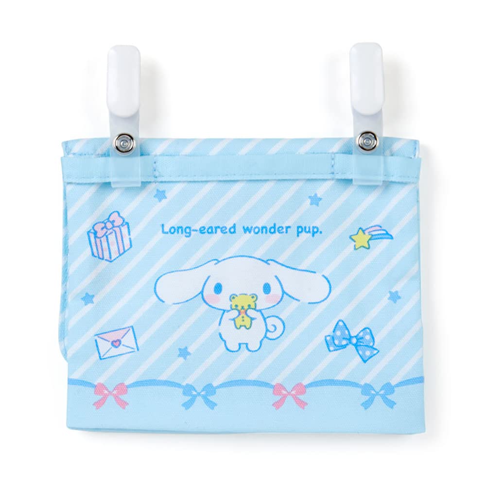 Sanrio Cinnamoroll Pocket Pouch Clip with Name Space - Made in Japan- Japan Figure Store - #1 Bring To You The Best Japanese Goods