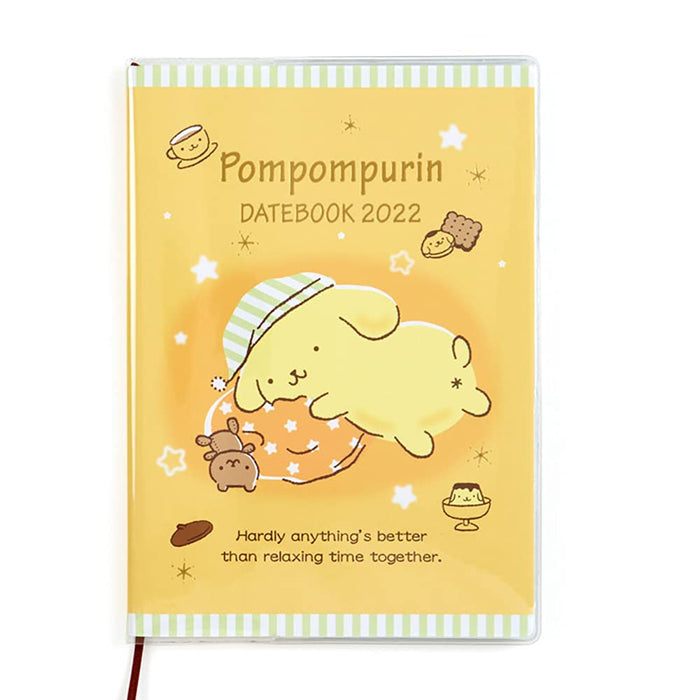 Sanrio Pompompurin B6 Date Book 2022 Planner 749699- Japan Figure Store - #1 Bring To You The Best Japanese Goods