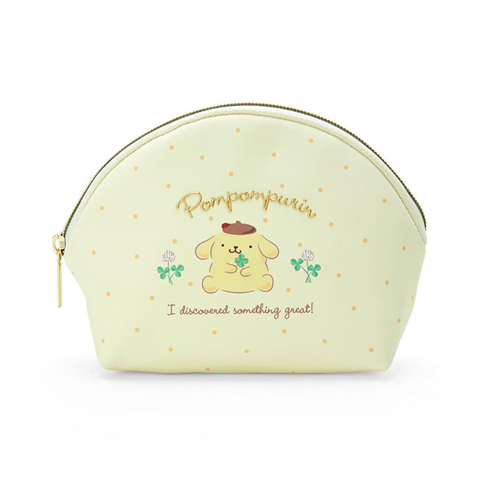 Sanrio Pompompurin Pouch 13x17x6cm - New Lifestyle Character Accessory- Japan Figure Store - #1 Bring To You The Best Japanese Goods