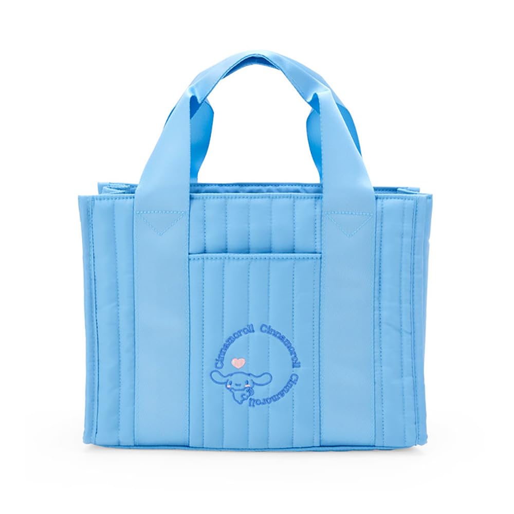 Sanrio Quilted Tote Bag M Cinnamoroll 46x12.5x28 cm 444197- Japan Figure Store - #1 Bring To You The Best Japanese Goods