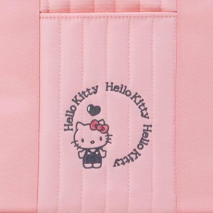 Sanrio Quilted Hello Kitty Tote Bag Medium 46x12.5x28Cm- Japan Figure Store - #1 Bring To You The Best Japanese Goods