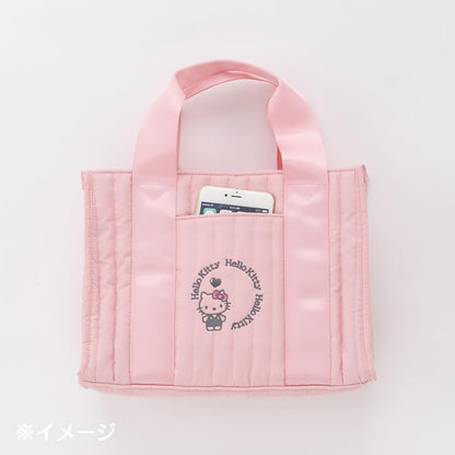 Sanrio Quilted Tote Bag Cinnamoroll 28.5 x 10 x 21 cm- Japan Figure Store - #1 Bring To You The Best Japanese Goods
