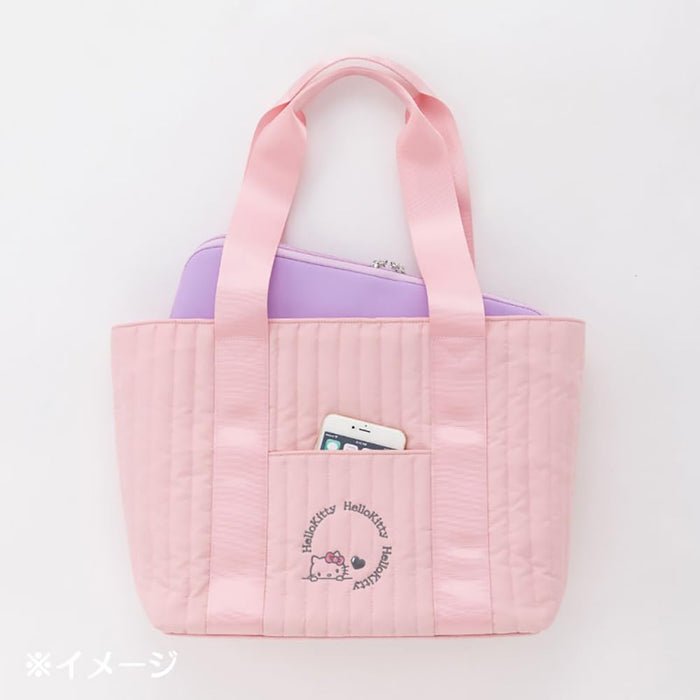 Sanrio Quilted Tote Bag S Pochacco 28.5x10x21cm Stylish and Durable- Japan Figure Store - #1 Bring To You The Best Japanese Goods