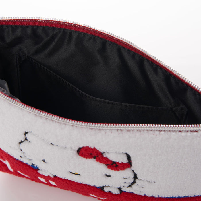 Sanrio Sagara Pouch White Hello Kitty Compact Makeup Bag- Japan Figure Store - #1 Bring To You The Best Japanese Goods
