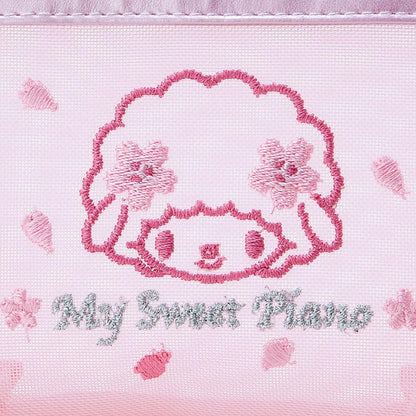 Sanrio Sakura Series Mesh Pouch My Sweet Piano 9x15x5cm Character Design- Japan Figure Store - #1 Bring To You The Best Japanese Goods