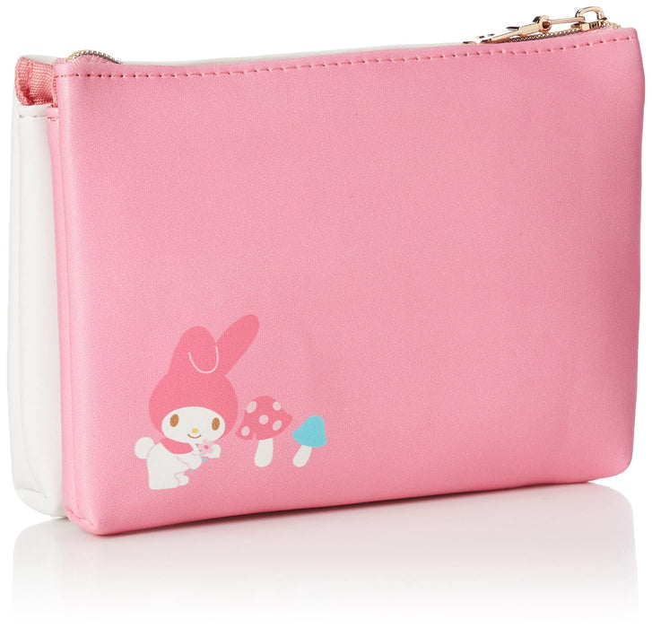 Sanrio My Melody 3-Pocket Travel Makeup Cosmetic Pouch- Japan Figure Store - #1 Bring To You The Best Japanese Goods