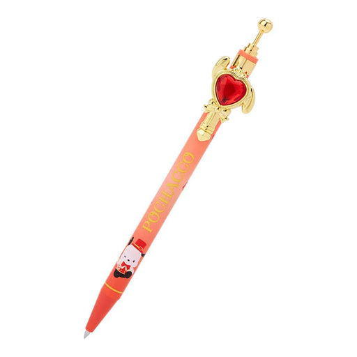 Sanrio Pochacco Black Ink Ballpoint Pen With Stone - Premium Quality Writing Tool- Japan Figure Store - #1 Bring To You The Best Japanese Goods