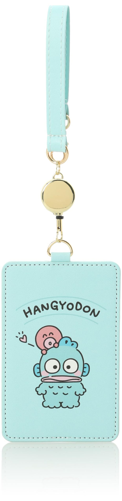 Sanrio Hangyodon Turquoise Pass Case for Women Hg-Pas01- Japan Figure Store - #1 Bring To You The Best Japanese Goods