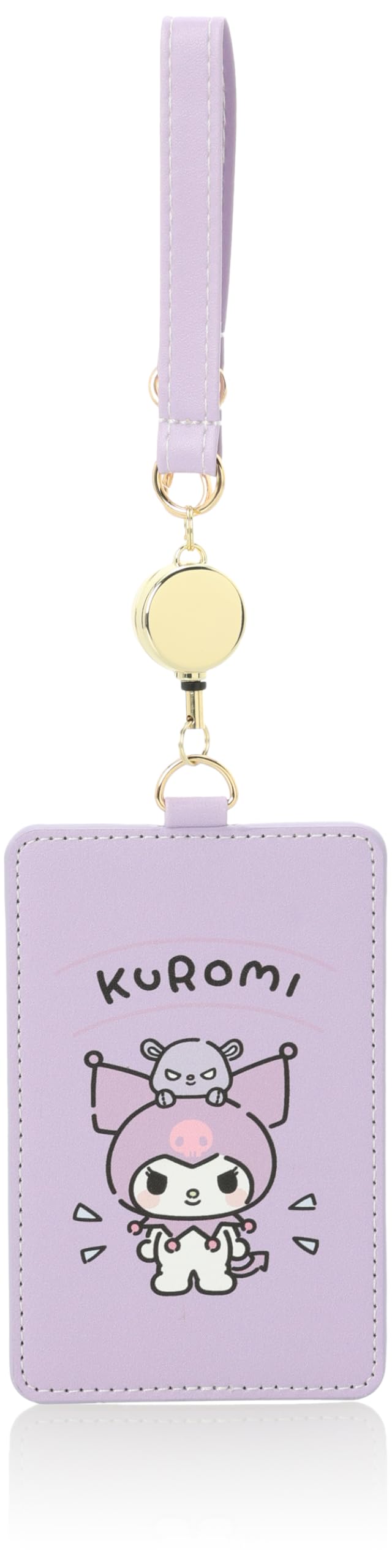Sanrio Kuromi Purple Pass Case for Women - Sanrio Characters Ku-Pas01- Japan Figure Store - #1 Bring To You The Best Japanese Goods