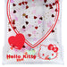 Sanrio Clear Pouch with Carabiner - Hello Kitty Colorful Heart Series- Japan Figure Store - #1 Bring To You The Best Japanese Goods