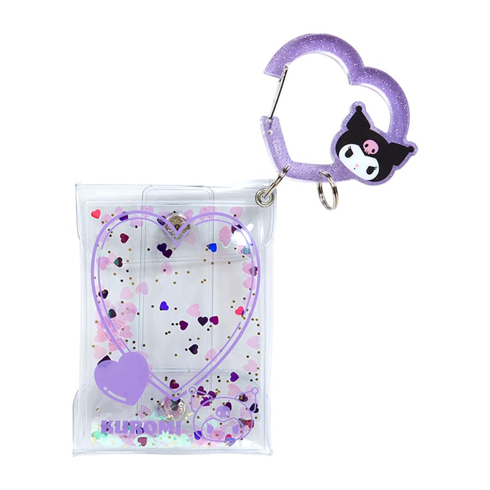 Sanrio Kuromi Clear Pouch with Carabiner Colorful Heart Series Grand Prize Edition- Japan Figure Store - #1 Bring To You The Best Japanese Goods