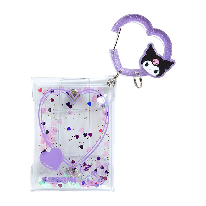 Sanrio Kuromi Clear Pouch with Carabiner Colorful Heart Series Grand Prize Edition- Japan Figure Store - #1 Bring To You The Best Japanese Goods