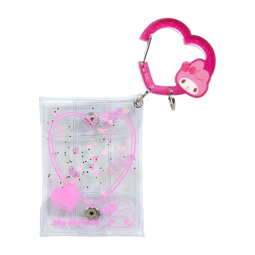 Sanrio Clear Pouch With Carabiner My Melody Colorful Heart Series 3rd Edition- Japan Figure Store - #1 Bring To You The Best Japanese Goods