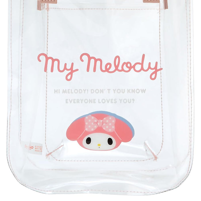 Sanrio Clear Shoulder Bag My Melody 21x17x7.5 cm Character Bag- Japan Figure Store - #1 Bring To You The Best Japanese Goods