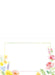 Sanrio Get Well Bouquet - Watercolor Flowers Gold Ribbon White Background- Japan Figure Store - #1 Bring To You The Best Japanese Goods