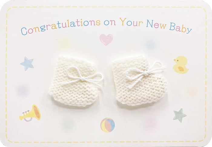 Sanrio Baby Gift Message Card with Baby Socks BC81-1 L 381- Japan Figure Store - #1 Bring To You The Best Japanese Goods