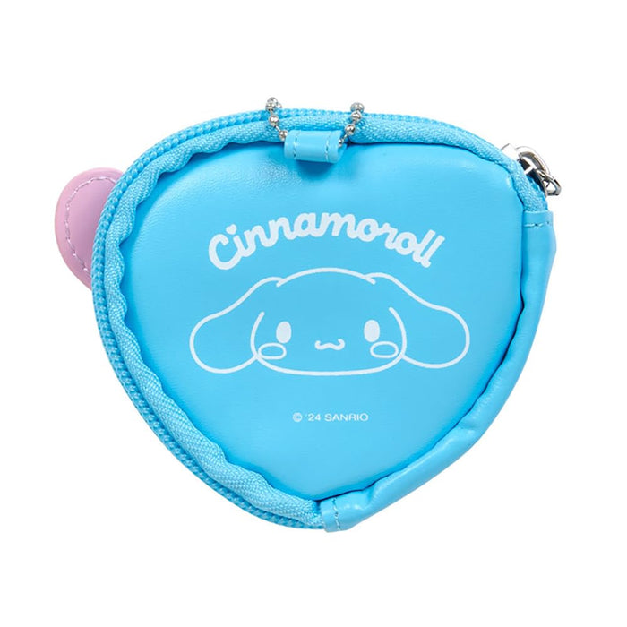 Sanrio Cinnamoroll Mini Pouch with Badge - Colorful Heart Series 3rd Edition- Japan Figure Store - #1 Bring To You The Best Japanese Goods