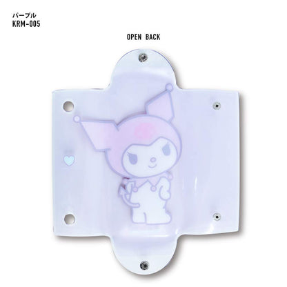 Sanrio Kuromi Purple Clear Large Pencil Case & Accessory Organizer- Japan Figure Store - #1 Bring To You The Best Japanese Goods