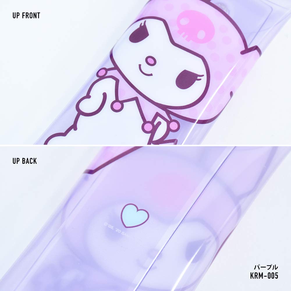 Sanrio Kuromi Purple Clear Large Pencil Case & Accessory Organizer- Japan Figure Store - #1 Bring To You The Best Japanese Goods