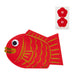 Sanrio Pochi Envelope Tai Red Sea Bream Gold Foil for Tri-Fold Bills 134937- Japan Figure Store - #1 Bring To You The Best Japanese Goods