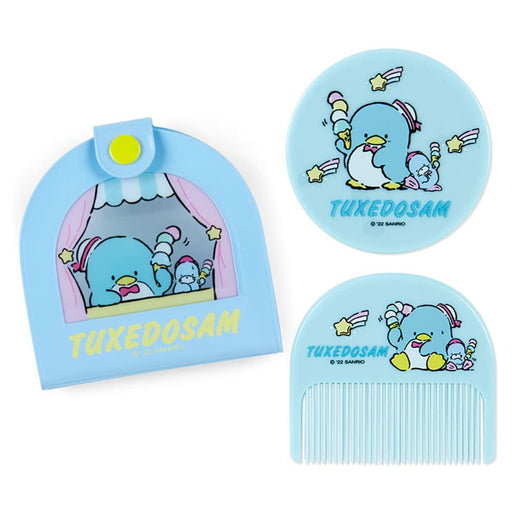 Sanrio Cinnamoroll Mirror & Vinyl Case Comb Set - 8.5x1.2x8.2 cm- Japan Figure Store - #1 Bring To You The Best Japanese Goods