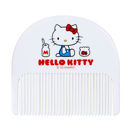 Sanrio Hello Kitty Mirror with Vinyl Case and Comb 8.5x1.2x8.2cm- Japan Figure Store - #1 Bring To You The Best Japanese Goods