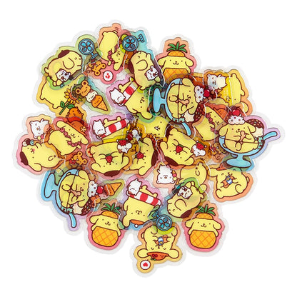 Sanrio Pompompurin Summer Sticker 12.2x9x5cm - Pudding Character Sticker- Japan Figure Store - #1 Bring To You The Best Japanese Goods