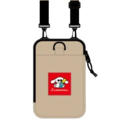 Sanrio Compact Shoulder Bag for Commuting School and Travel - Beige- Japan Figure Store - #1 Bring To You The Best Japanese Goods