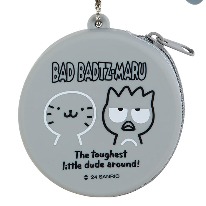 Sanrio Badtz-Maru Silicone Mini Case Charm Keychain 6.5x6.5x3Cm- Japan Figure Store - #1 Bring To You The Best Japanese Goods