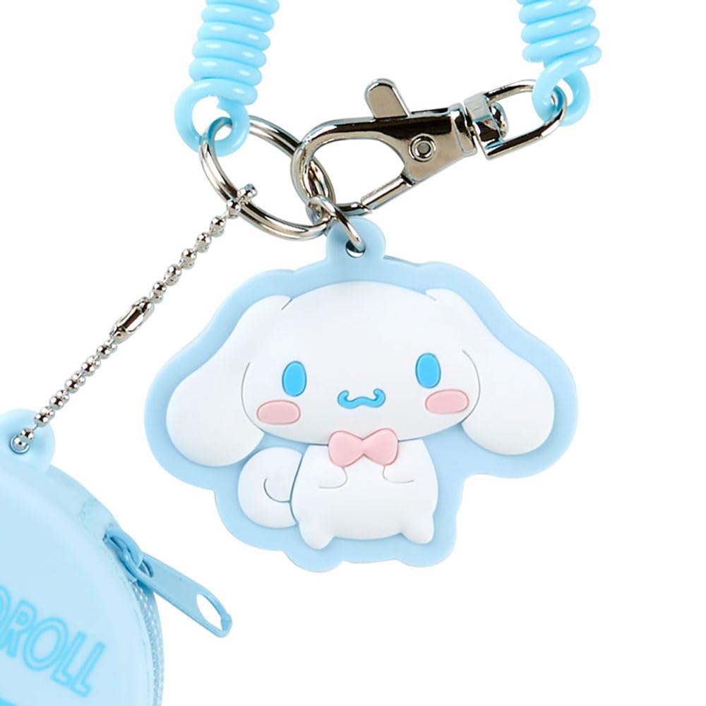 Sanrio Silicone Mini Case Keychain - Cinnamoroll 6.5cm x 6.5cm x 3cm Classic- Japan Figure Store - #1 Bring To You The Best Japanese Goods